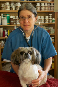 Dr. Andrea with Daisy